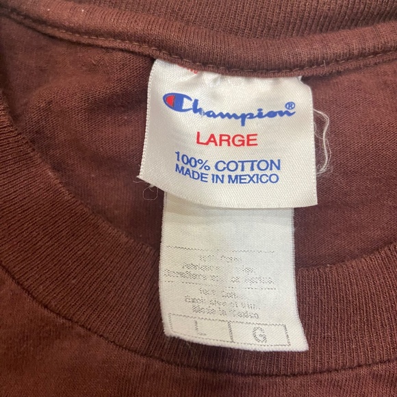 Cleveland Browns Shirt Men's Large NFL Football Champion Cotton Tee - Picture 2 of 10